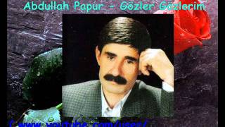 Abdullah Papur - Gözler Gözlerim Resimi