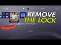 How to remove the lock on any ps4 game only 1 minute