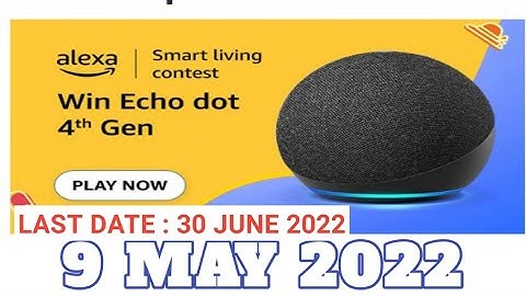 Amazon Funzone Alexa Smart Living Contest| Daily Quiz Time