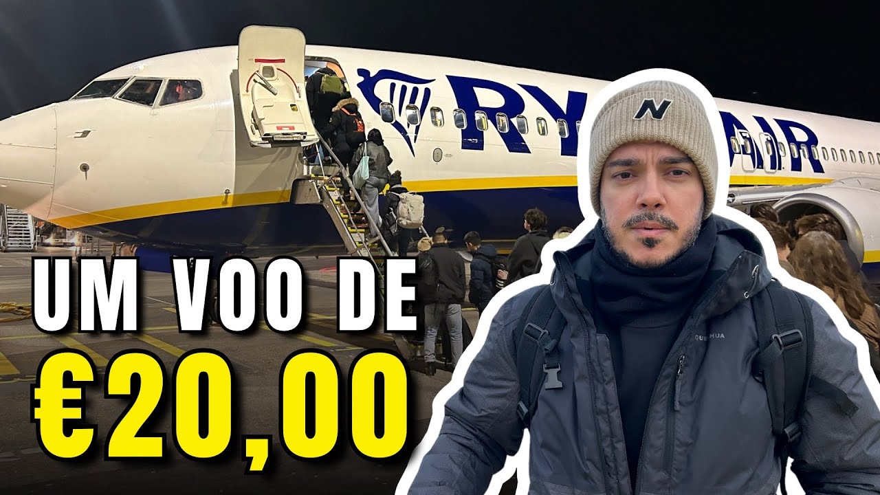 Como é um voo Low Cost na europa ? Ryanair 2025