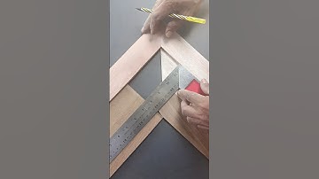 Mastering Accurate Wood Measurements for Smooth Corner Joints #woodworking #joineryart #wood