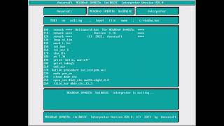 My Atari 1040 STe Hello world compiled on PC base and Hello world exec running on PC target machine