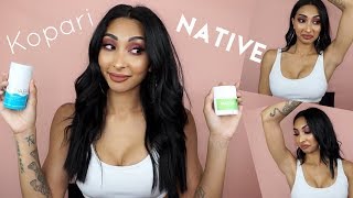 KOPARI VS NATIVE | I used natural deodorant for 6 weeks and this is what happened..