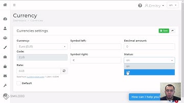 #17 Admin panel: currencies