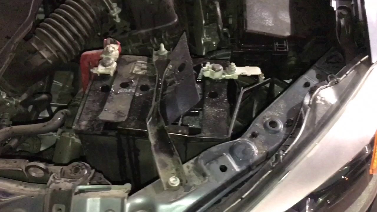 My 2015 Toyota Corolla Battery exploded - YouTube