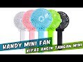 Unboxing & Review Handy Mini Fan Portable, Kipas Angin Genggam Tangan Portable