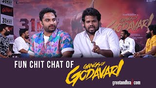 Fun Chit Chat of Gangs of Godavari | VishwakSen | Hyper Aadi | greatandhra.com