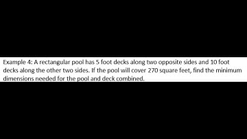 5.7 Optimization Problems Example 4