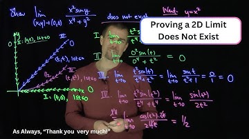 Proving a Two Dimensional Limit Does Not Exist