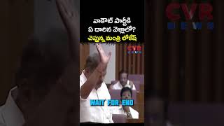 'వాకౌట్' పార్టీకి ఏ దారిన వెళ్లాలో? చెప్తున్న మంత్రి లోకేష్ | AP Assembly | CVR NEWS