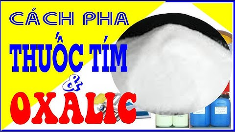 Cách pha thuốc tím & oxalic trong in lụa || KTBI