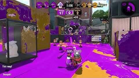 Splatoon2, Splat Zones #253 Rank B plus, Custom Hydra Splatling