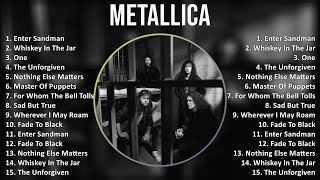 Metallica 2024 Mix Las Mejores Canciones - Enter Sandman, Whiskey In The Jar, One, The Unforgiven