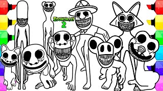 Zoonomaly Coloring Pages New / How To Color All Bosses and Monsters from Zoonomaly 2 / NCS