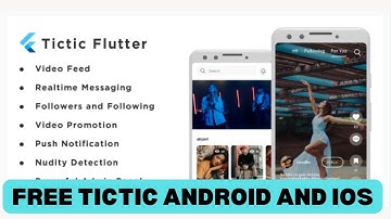 Tictic Flutter IOS And Android media app for creating and sharing short videos source code download