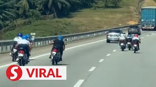 Cops Nab Four Caught On Riding M - Cycles Recklessly On Sban - Pd Highway