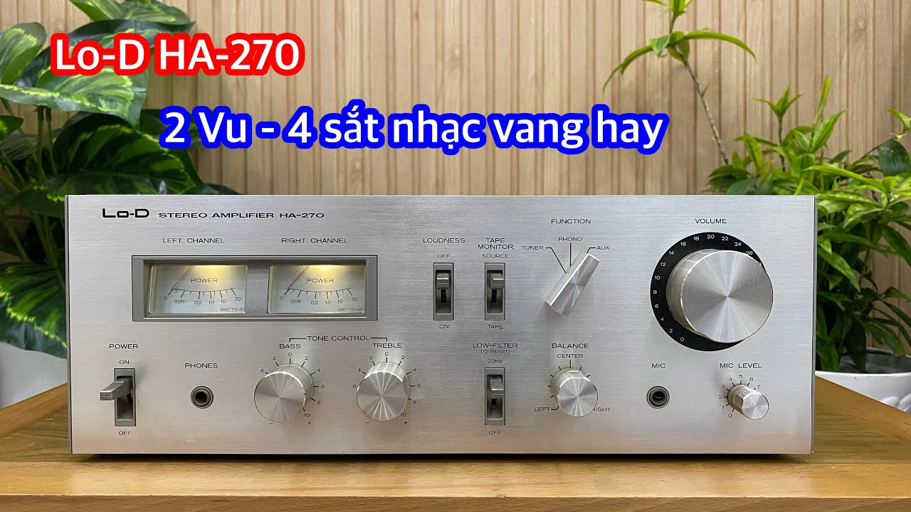 Đã bán)Lo-D HA-270 đánh 4 sắt , 2 Vu long lanh, nhạc vàng hay