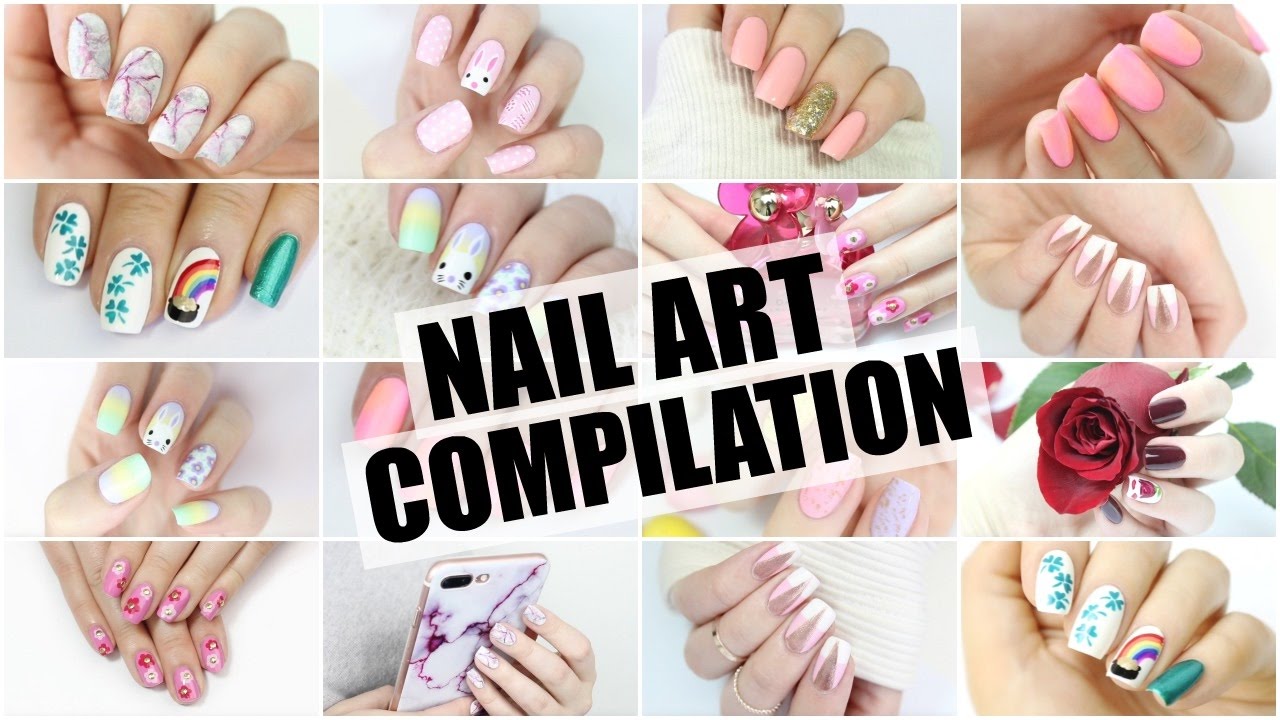 matte nail art compilation