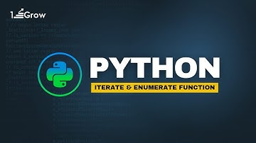 🔁 Python iterate & enumerate() Explained | Loop Through Lists Like a Pro | 1stepGrow Academy