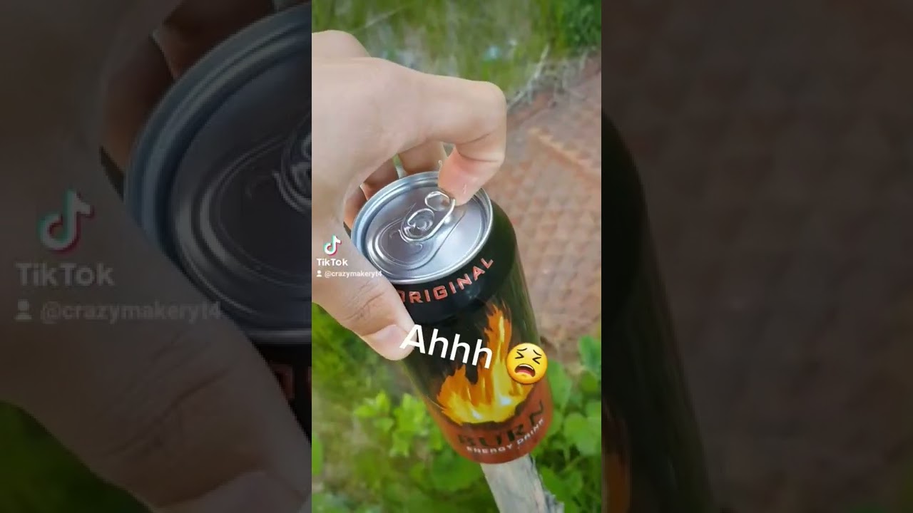Testing energy drink BURN