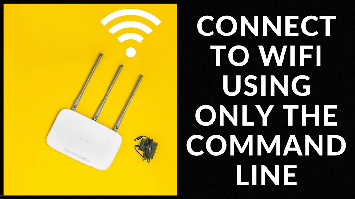 Connect to Wifi Using Only The Command Line in Linux