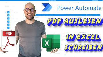 [ POWER AUTOMATE DESKTOP ] [ TUTORIAL ] Informationen aus PDF Rechnung in EXCEL schreiben