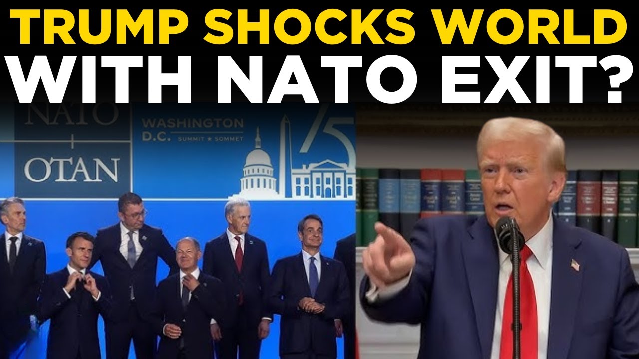 TRUMP NATO ULTIMATUM LIVE | President Threatens To Quit Alliance Over Greenland Dispute