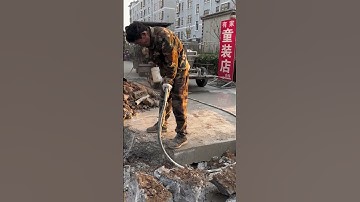 Using vibration to break up the road