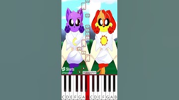 Shawerma COMPLETE EDITION - Smiling Critters (@SkinnyPale) Poppy Playtime 3 - Octave Piano Tutorial