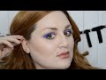 ELECTRIC BLUE WINGED EYELINER | MAKEUP TUTORIAL