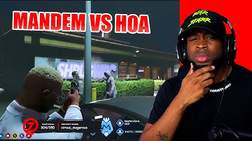 Mandem Get Into SHOOTOUT With HOA Because Of This... 🤔 (Full Context) | NoPixel RP | GTA | CG
