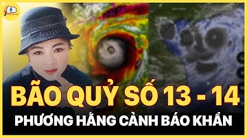 Nguyễn Phương Hằng Cảnh Báo Bão 13 14 Lại Là Bão Quỷ - Bà Con Hãy Tự Cứu Mình