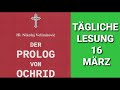 Der Prolog von Ohrid vom 16. (29.) März