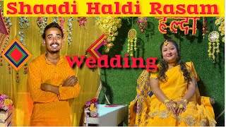 Finally  Shaadi Ke Liye Haldi Lag Hi Gya | Wedding Vlog #wedding #haldi