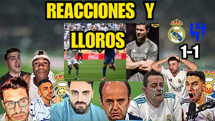 LAS MEJORES REACCIONES Y LLOROS MADRIDISTAS DEL PARTIDO REAL MADRID 1-1 AL HILAL 😭😂