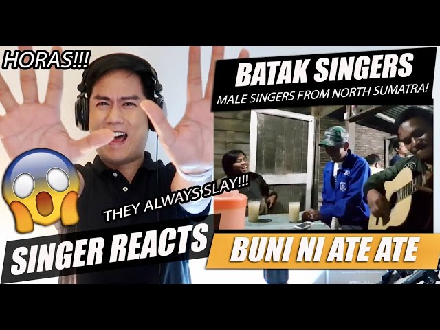 BATAK SINGERS - Buni di ate atekki. ( Suaranya ngalahin Novita Dewi ) | SINGER REACTION class=
