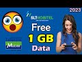 Mobitel free 1gb data  sinhala  2024