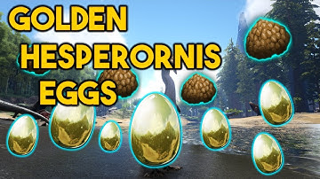 ARK: How to get Golden Hesperornis Eggs (Extraordinary Kibble)