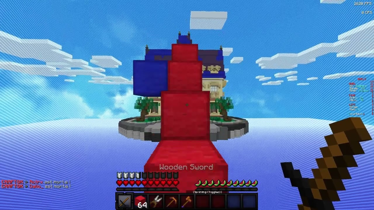 Reprise de Minecraft sur craftok