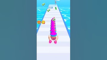 Ice cream Bakery Stack run 😋 game (71) #funny #trending #shorts #video #viral #3dgames
