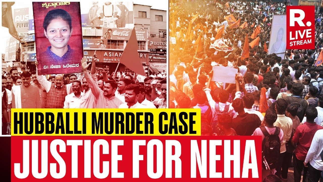 LIVE BJP Protests In Hubballi Karnataka Demands Justice For Neha live-bjp-protests-in-hubballi-karnataka-demands-justice-for-neha
