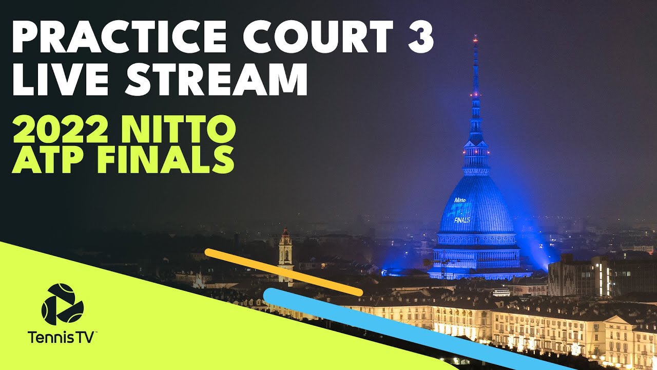 2022 Nitto ATP Finals Live Stream - Practice Court 3 Turin
