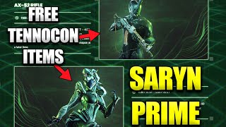 Free Saryn Prime And AX-52! Warframe Tennocon 2024 Countdown And Free Items!