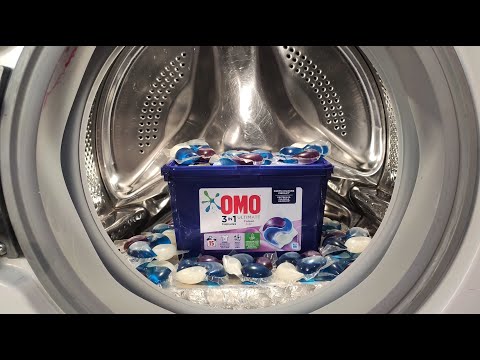 Experiment - First try with OMO - in a Washing Machine