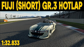 GT Sport: Fuji (Short) Gr.3 Hotlap (1:32:833)