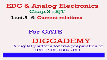 EDC & AE BJT Lect 5 6 GATE Questions