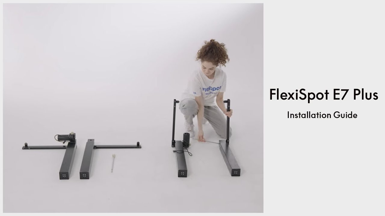 E7 Plus Four Leg Standing Desk | Flexispot