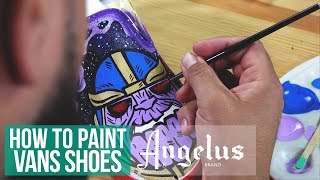 Custom Slip-On Vans | Avengers: Infinity War Inspired | Angelus Paint