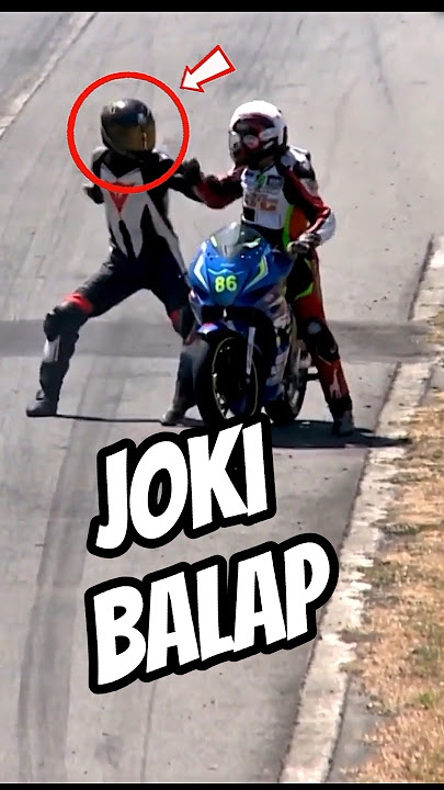 Racing jockey almost fell