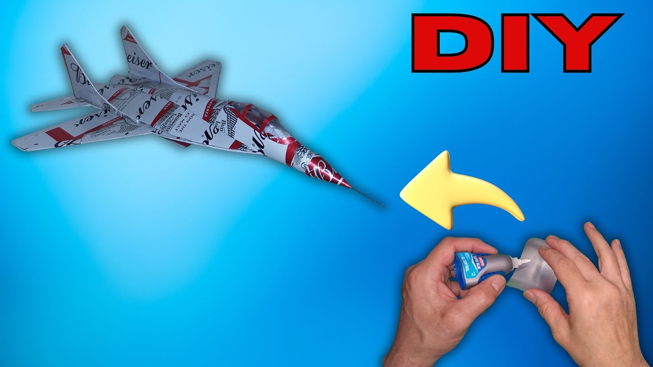 Fly High! Learn How to build Your Own Beer Can Airplane quick & EASY